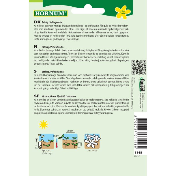 Hornum Kamille, Vellugtende