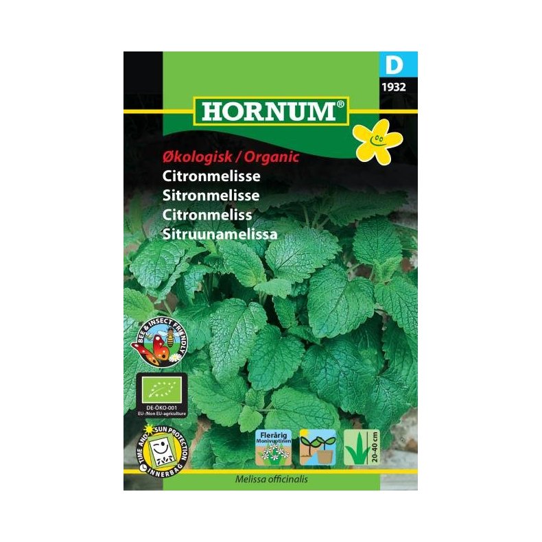 Hornum kologisk Citronmelisse