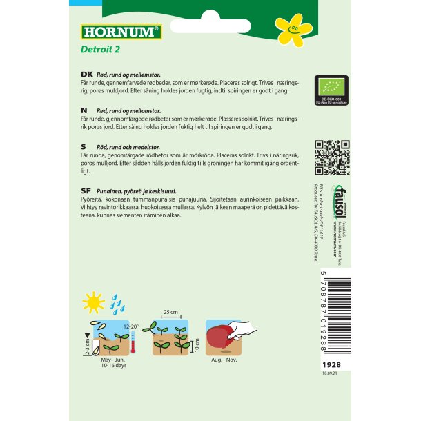 Hornum kologisk Rdbede, Detroit 2