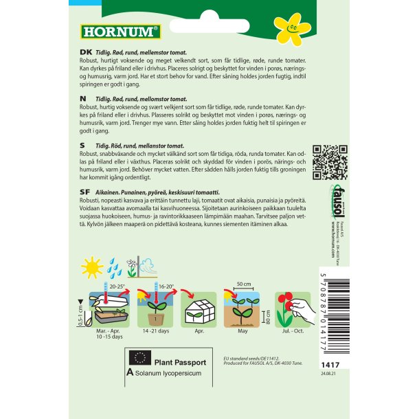 Hornum - Tomat, Moneymaker