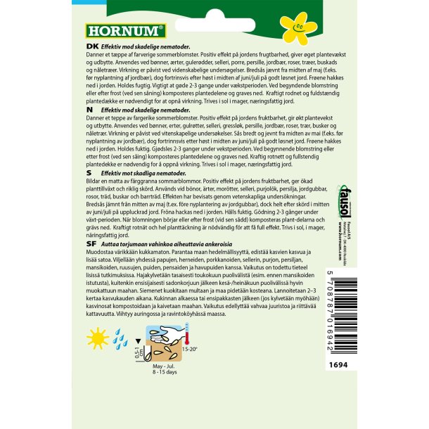 Hornum Jordkur, blanding