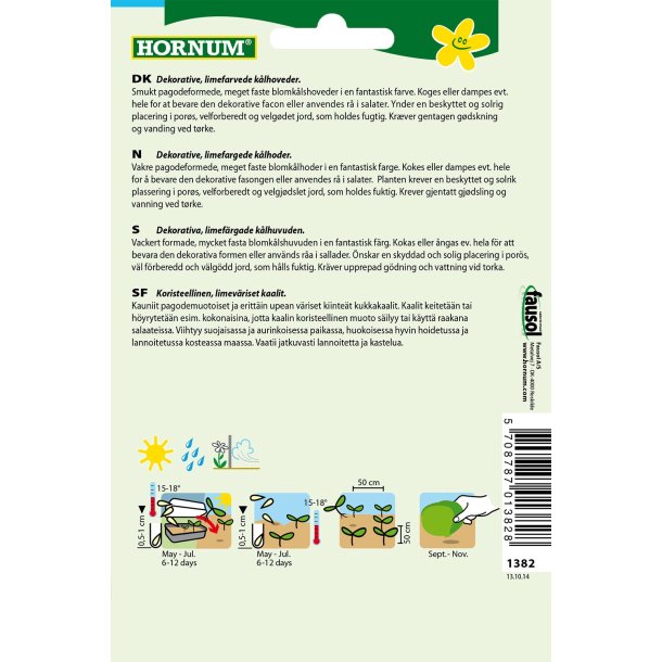 Hornum Kl, Blom-, Romanesco Natalino