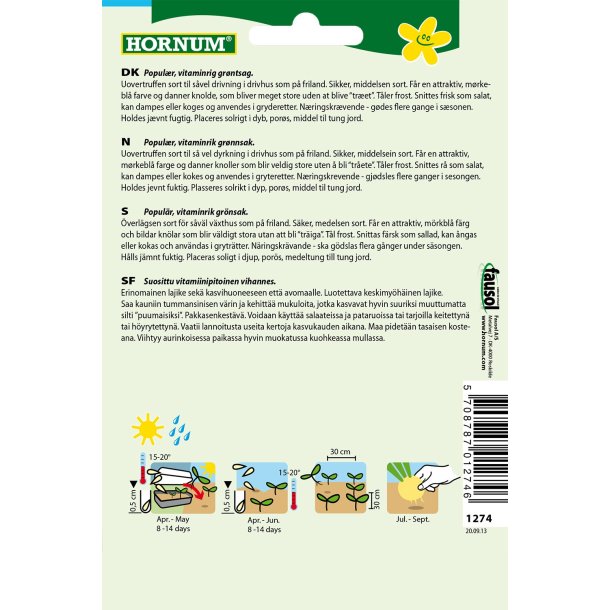 Hornum Kl, Glas-, Delikatess blauer