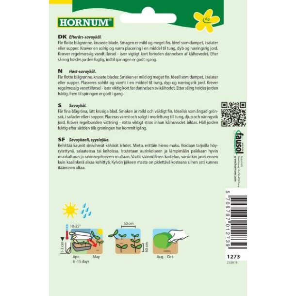 Hornum Kl, Savoy-, Vertus 2