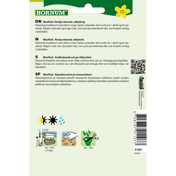 Hornum Karse, Einfache grne - MaxiPack