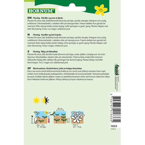 Hornum Klokke, Smalbladet, Big Blue Bells