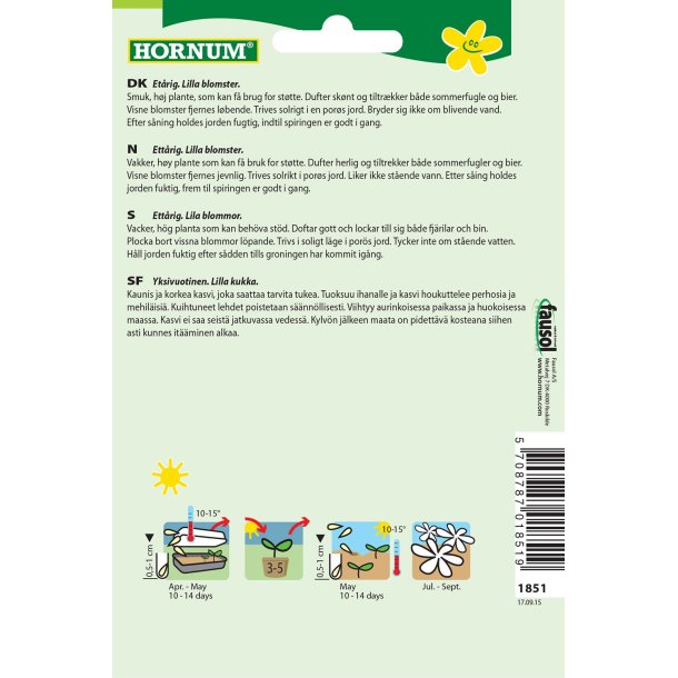 Hornum Kniplingsblomst, Blue Umbrella