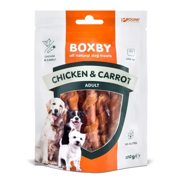 Boxby Kylling &amp; Gulerod 100g