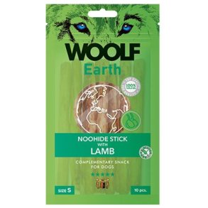 Woolf Earth Noohide sticks lamb S, 10stk.