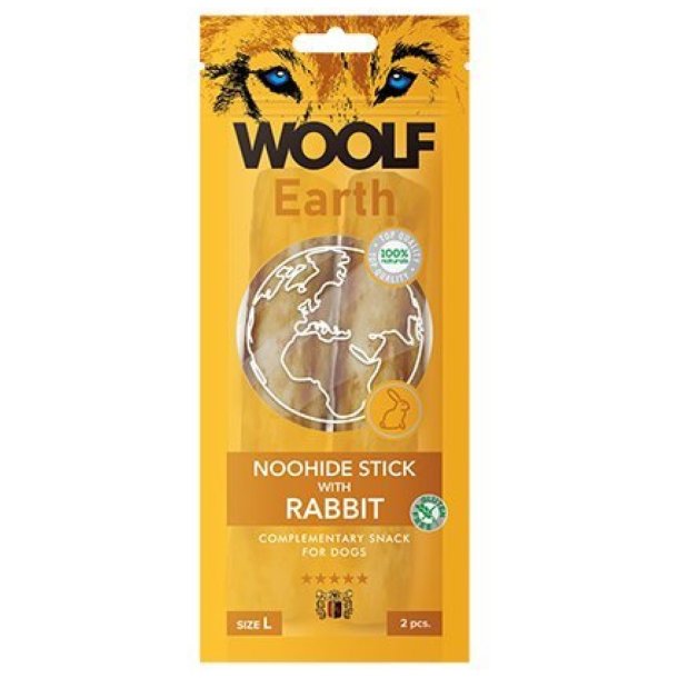 Woolf Earth Noohide sticks rabbit L, 2stk.