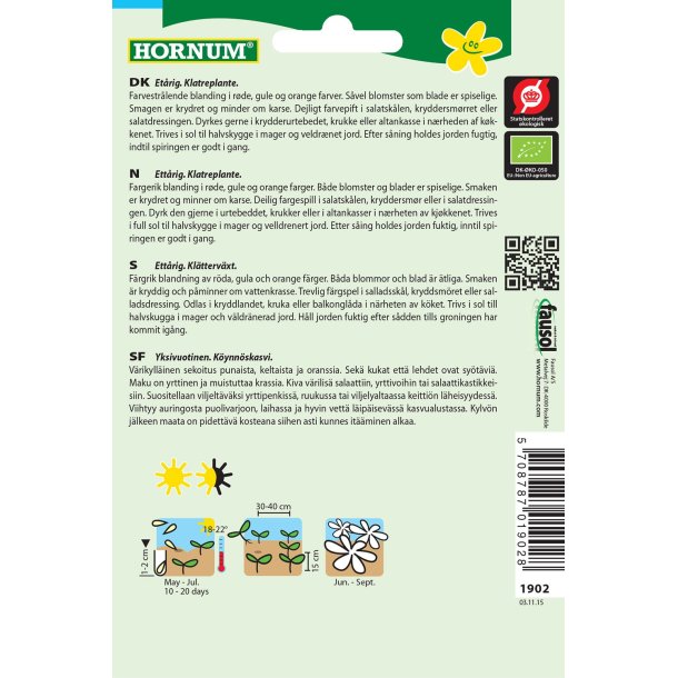 Hornum kologisk Blomsterkarse, blanding