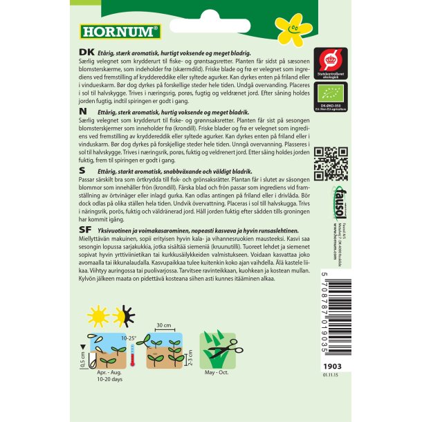 Hornum kologisk Dild