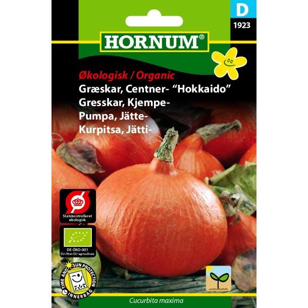 Hornum kologisk Grskar, Centner- "Hokkaido" - Uchiki Kuri