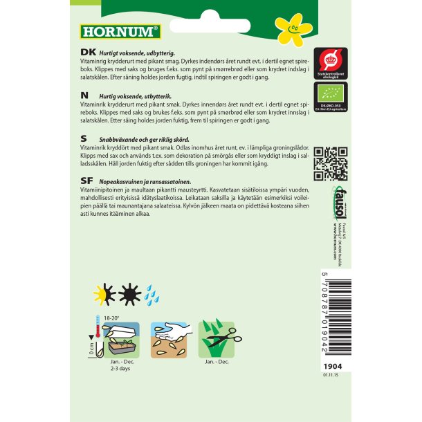 Hornum kologisk Karse