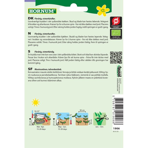 Hornum kologisk Oregano