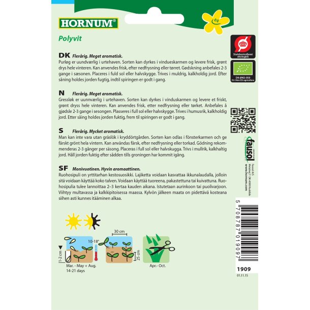 Hornum kologisk Purlg, Polyvert