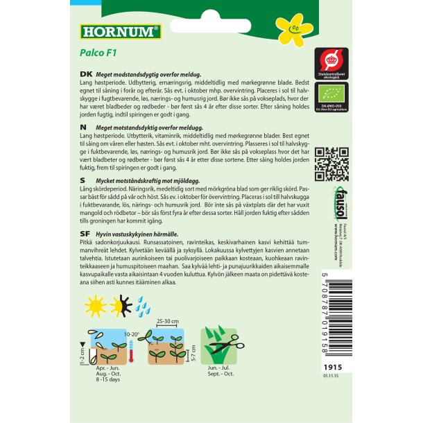 Hornum kologisk Spinat - Winterreuzen