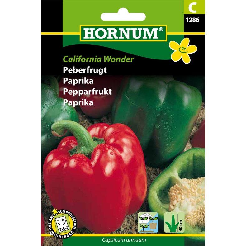 Hornum Peberfrugt, California Wonder