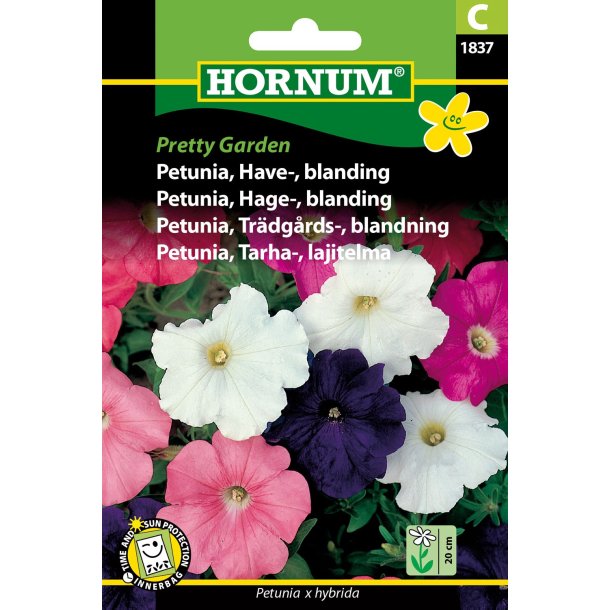 Hornum Petunia, Have-, bl., Pretty Garden