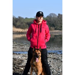 DogSome Dame Biathlon Sports Hoodie Fresh Pink