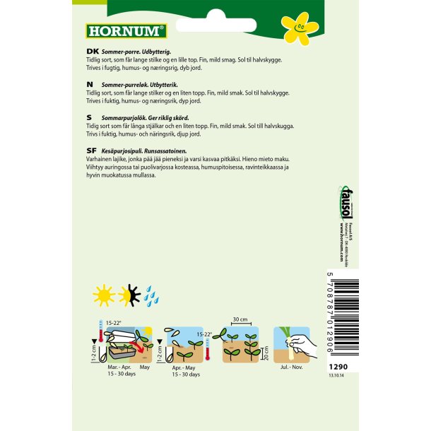 Hornum - Porre, Sommer-, Terminal