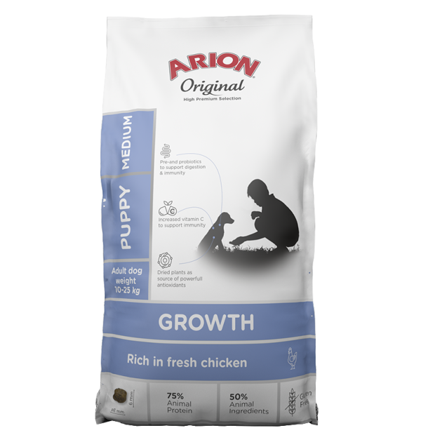 ARION Original Growth Chicken Medium, 12kg 