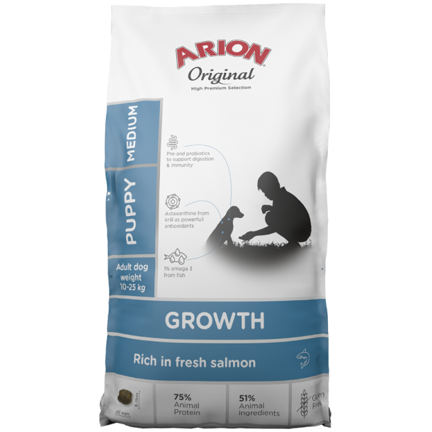 ARION Original Growth Fish Medium, 12kg