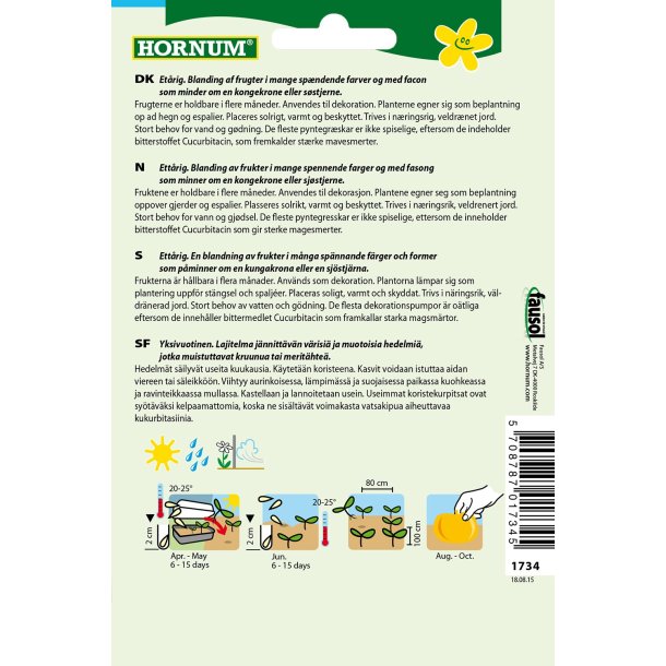 Hornum Pyntegrskar, blanding, Star-Mix