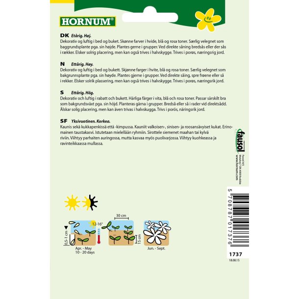 Hornum Ridderspore, blanding, Exquisit