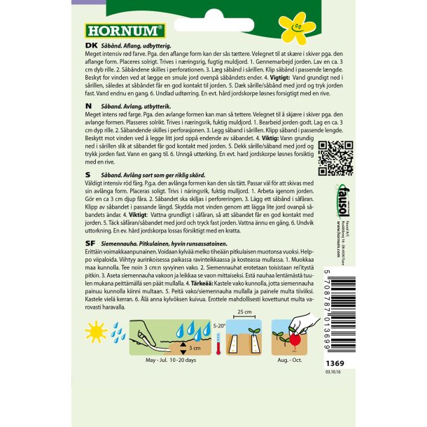 Hornum Rdbede, Forono, sbnd