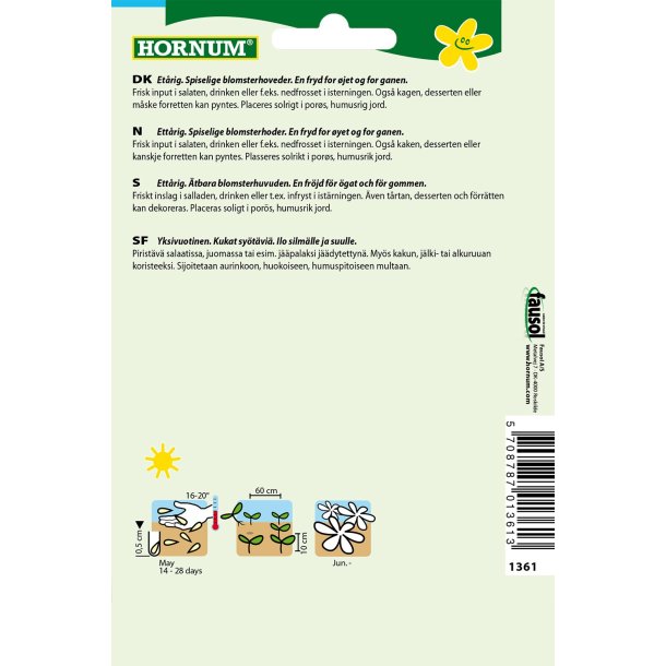 Hornum Salat, Blomster-, blanding