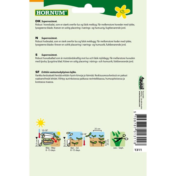 Hornum - Salat, Hoved-, Dynamite