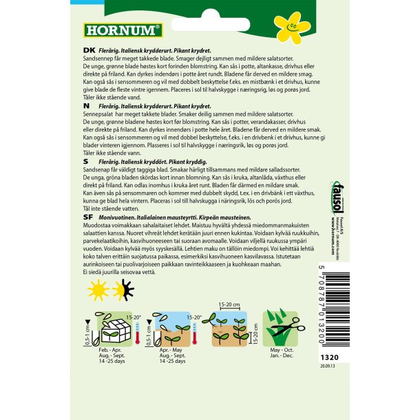 Hornum Sandsennep, Wilde