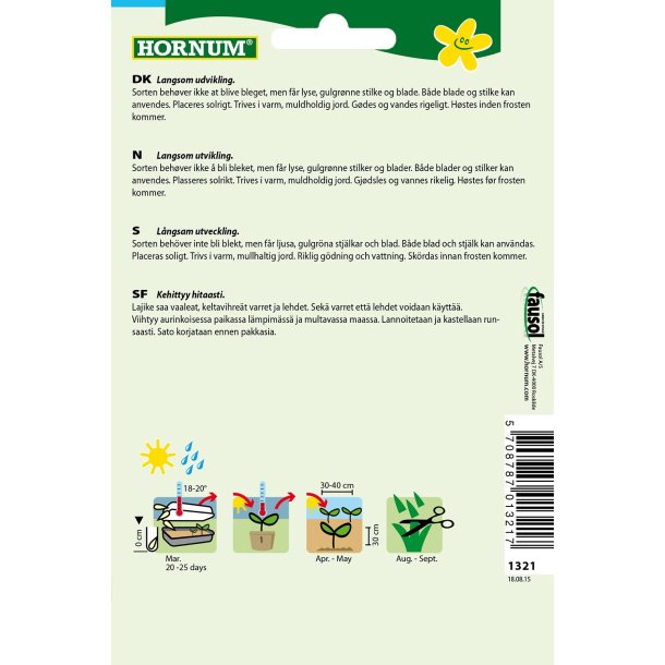 Hornum Selleri, Blad-, Tall Utah 52/70