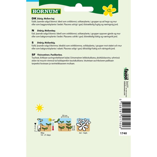 Hornum Solsikke, Sunshine