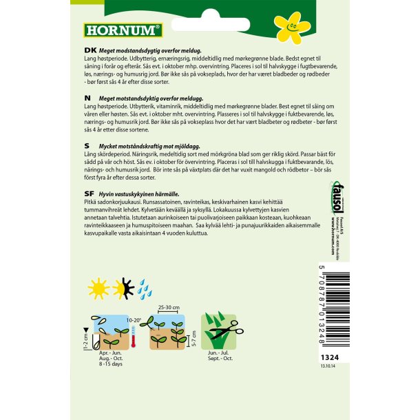 Hornum Spinat, Monnopa