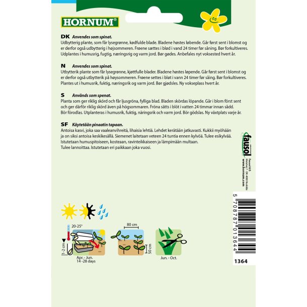 Hornum Spinat, Newzealandsk