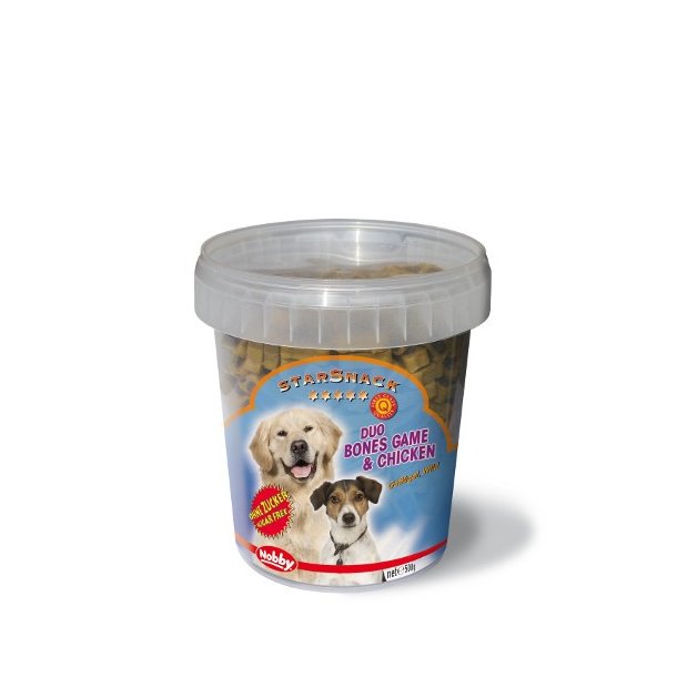 STARSNACK DUO BONES GAME &amp; CHICKEN 500G.