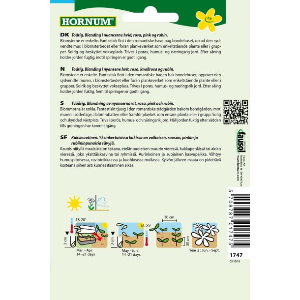 Hornum Stokrose, blanding, Simplex Mix