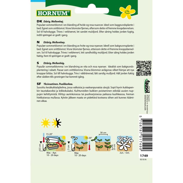 Hornum Stolt Kavaler, blanding, Sonata Nice