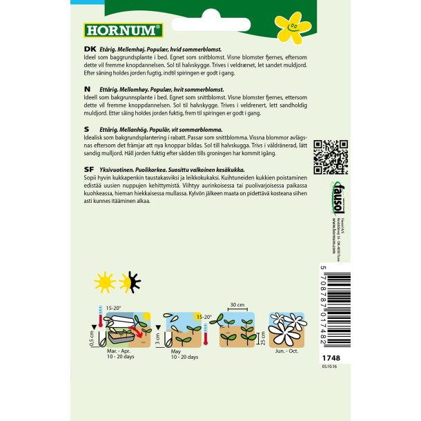 Hornum Stolt Kavaler, Sonata White