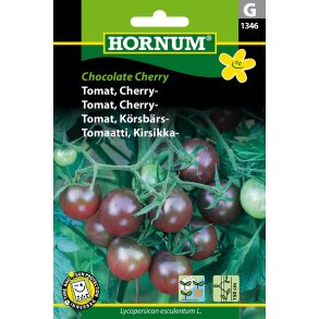 Hornum Tomat, Cherry-, Black Cherry