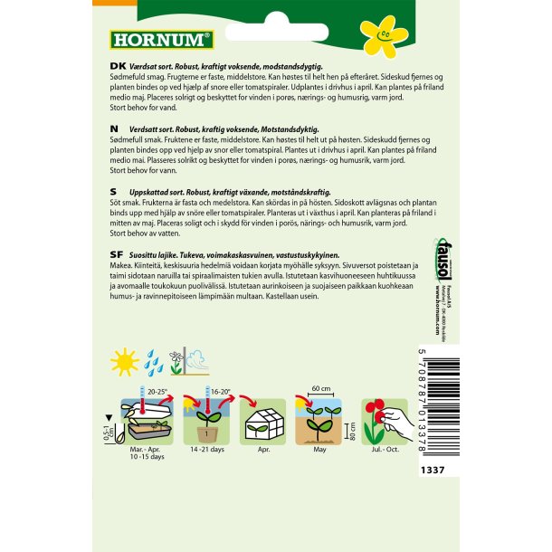 Hornum Tomat, Harzfeuer F1