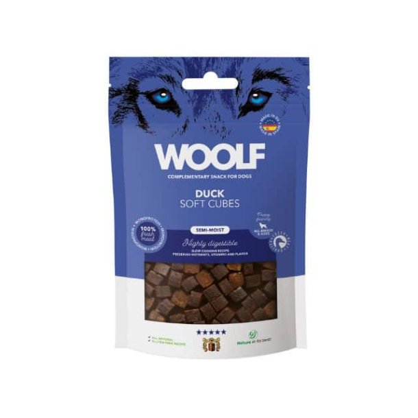 WOOLF Soft Cubes Duck, 100g