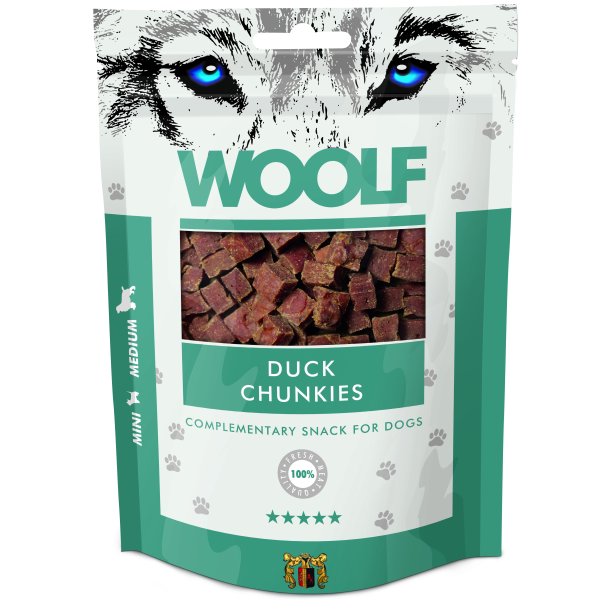 Woolf Duck Chunkies 100g