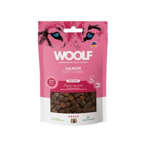 WOOLF Soft Cubes Salmon, 100g