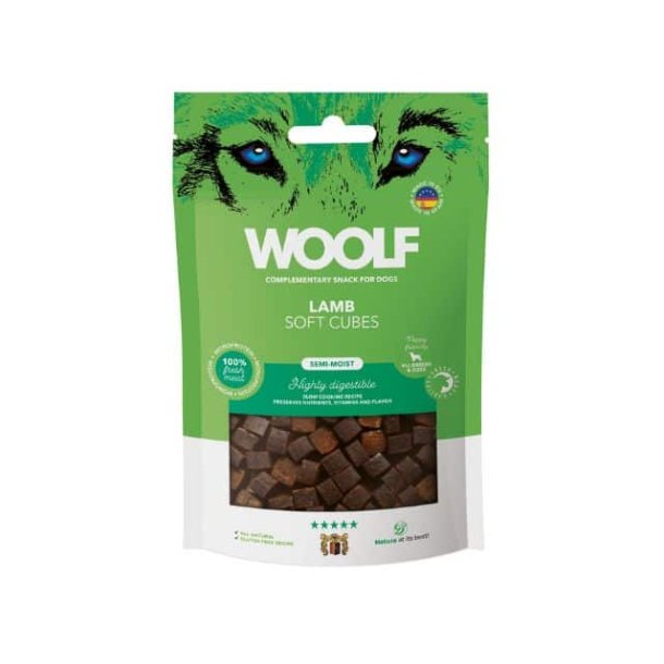 WOOLF Soft Cubes Lamb, 100g