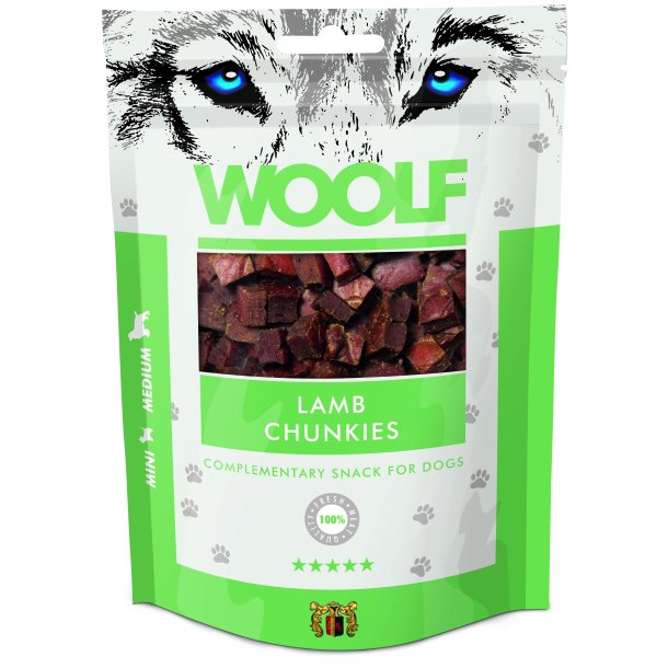 Woolf Lamb Chunkies 100g
