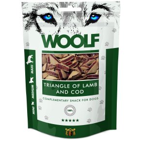 Woolf Lamb & Cod Triangle 100g