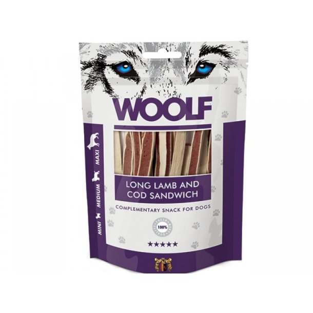 Woolf Long Lamb and Cod Sandwich 100g